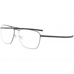 Ic! Berlin Women's Eyeglasses Bayamo Full Rim Flex Optical Frame - Black - Lens 57 Bridge 15 Temple 145mm