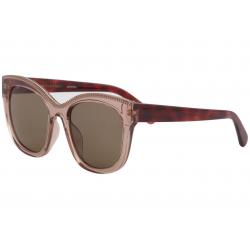 Stella McCartney Falabella SC0130S SC/0130/S 003 Havana Square Sunglasses 54mm - Havana Pink/Brown Gradient   003 - Lens 54 Bridge 20 Temple 145mm