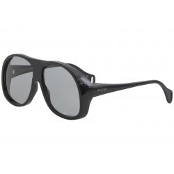 Gucci Men's GG0243S GG/0243/S Fashion Pilot Sunglasses - Black - Lens 60 Bridge 14 Temple 140mm