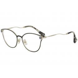 Miu Miu Women's Eyeglasses VMU53Q VMU/53Q Full Rim Optical Frame - Black   1AB/1O1 - Lens 52 Bridge 18 B 43.2 ED 56.5 Temple 145mm