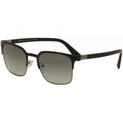 Prada Men's SPR61S SP/R61S Fashion Sunglasses - Matte Black Gunmetal/Grey Gradient   1BO 3M1  - Lens 52 Bridge 21 Temple 140mm