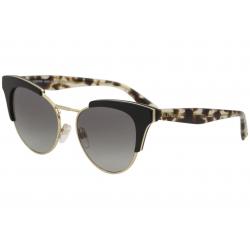 Valentino Women's VA4026 VA/4026 Fashion Cat Eye Sunglasses - Black - Lens 53 Bridge 17 B 46.3 ED 59.1 Temple 140mm