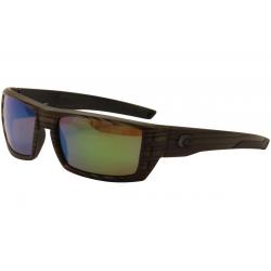 Costa Del Mar Men's Rafael Sport Polarized Sunglasses - Olive Teak/Green Mirror Polarized 580G OGMGLP - Lens 59 Bridge 17 Temple 120mm