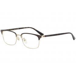 Gucci Men's Eyeglasses GG0131O GG/0131/O Full Rim Optical Frame - Brown/Havana/Gold   002 -  Lens 53 Bridge 18 Temple 145mm