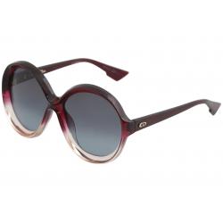 Christian Dior Women's DiorBianca Fashion Round Sunglasses - Red - Lens 56 Bridge 15 Temple 145mm