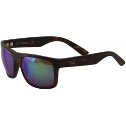 Kaenon Polarized Men's Burnet XL 036 Fashion Sunglasses - Matte Tortoise/SR 91 Green Mirror   B12  - Lens 59 Bridge 19 Temple 138mm