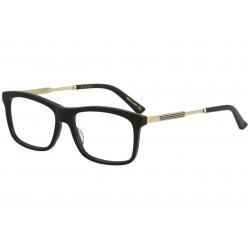 Gucci Men's Eyeglasses GG0302O GG/0302/O Full Rim Optical Frame - Black - Lens 54 Bridge 16 Temple 150mm