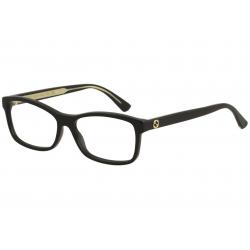 Gucci Women's Eyeglasses GG0316O GG/0316/O Full Rim Optical Frame - Black   001 - Lens 54 Bridge 15 Temple 140mm