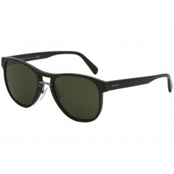 Prada Men's SPR09U SPR/09U Fashion Pilot Sunglasses - Black - Lens 55 Bridge 20 Temple 145mm
