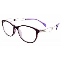 Charmant Line Art Women's Eyeglasses XL2102 XL/2102 Full Rim Optical Frame - Black   BK - Lens 51 Bridge 15 Temple 135mm