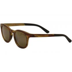 Maui Jim Women's Koko Head MJ737 MJ/737 Polarized Fashion Sunglasses - Havana Caramel Black/HCL Bronze Glass Lens   10M - Lens 48 Bridge 22 Temple 138mm
