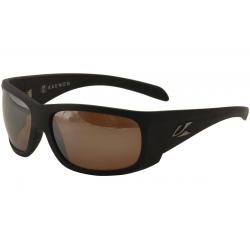 Kaenon Polarized Cliff 035 Sunglasses - Matte Black/SR 91 Copper Silver Mirror   G12  - Lens 63 Bridge 17 Temple 125mm