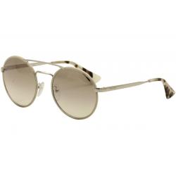 Prada Women's SPR51S SPR/51S Fashion Sunglasses - Ivory/Silver/Snow Leopard   UFH 4O0 - Lens  54 Bridge 22 Temple 135mm