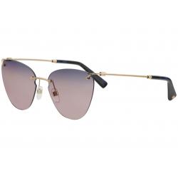 Valentino Women's VA2022 VA/2022 Fashion Cat Eye Sunglasses - Gold - Lens 58 Bridge 17 Temple 140mm