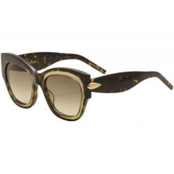 Pomellato PM0008S PM/0008/S Fashion Sunglasses - Dark Tortoise Tan Crystal Gold/Brown Grad  002  -  Lens 52 Bridge 20 Temple 140mm