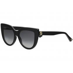 Gucci Women's Urban GG0164S GG/0164/S Fashion Cat Eye Sunglasses - Black/Grey Gradient   001 - Lens 53 Bridge 18 Temple 145mm