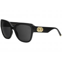 Dolce & Gabbana Women's D&G DG6118 DG/6118 Fashion Square Sunglasses - Black - Lens 56 Bridge 19 B 50.6 ED 65.2 Temple 140mm