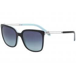 Tiffany & Co Women's TF4138 TF/4138 80559S Black/Blue Phantos Sunglasses 54mm - Black - Lens 54 Bridge 19 B 46.2 ED 61 Temple 140mm
