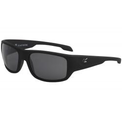 Kaenon Men's Anacapa 043 Polarized Wrap Fashion Sunglasses - Matte Black Grip Gunmetal/Polarized Grey   G12 - Lens 59.5 Bridge 20 Temple 129mm