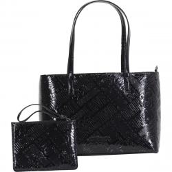 Love Moschino Women's Embossed Logo Tote Handbag - Black
