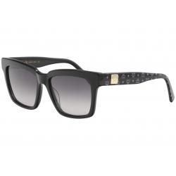 MCM Women's MCM646S MCM/646/S Fashion Square Sunglasses - Black/Grey Gradient   004 - Lens 55 Bridge 17 Temple 140mm