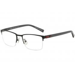 Morel Men's Eyeglasses OGA 10018O 10018/O Half Rim Optical Frame - Black   NG03 - Lens 52 Bridge 19 Temple 140mm