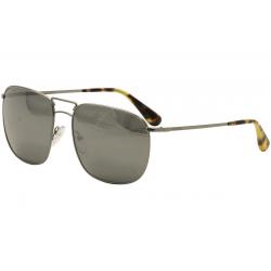 Prada Men's SPR52T SPR/52T Fashion Sunglasses - Gunmetal Tortoise/Grey Silver Mirror    5AV 7W1  - Lens 60 Bridge 18 Temple 140mm