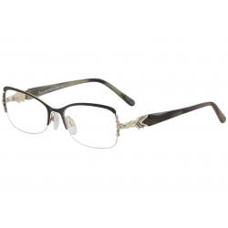 Diva Women's Eyeglasses 5450 Half Rim Optical Frame - Grey - Lens 52 Bridge 17 Temple 135mm