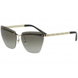 Versace Women's VE2190 VE/2190 Fashion Cat Eye Sunglasses - Pale Gold/Grey Gradient   1252/11 - Lens 58 Bridge 14 B 49.5 ED 73.3 Temple 140mm