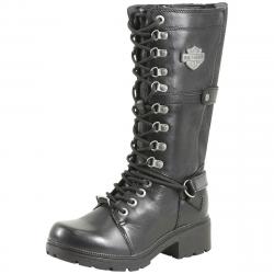 Harley Davidson Women's Harland Boots Shoes - Black - 10 B(M) US