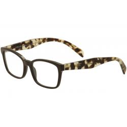 Prada Women's Eyeglasses VPR18T VPR/18/T Full Rim Optical Frames - Brown/Snow Leopard   DHO 1O1  - Lens 53 Bridge 16 Temple 140mm