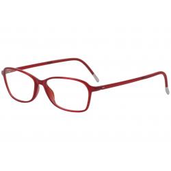 Silhouette Eyeglasses SPX Illusion 1583 3010 Cherry Red Optical Frame 50mm - Cherry Red   3010 - Lens 50 Bridge 14 Temple 130mm