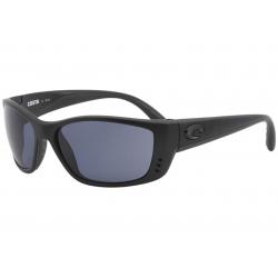 Costa Del Mar Men's Fisch Sport Polarized Sunglasses - Black - Lens 64 Bridge 18 Temple 121mm