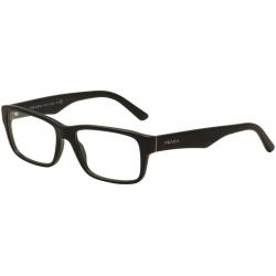 Prada Eyeglasses VPR16M VPR 16M Full Rim Optical Frame - Matte Black/Silver   1BO 1O1 - Lens 53 Bridge 16 Temple 140mm