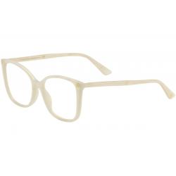 Gucci Women's Eyeglasses GG0026O GG/0026O Full Rim Optical Frame - White -  Lens 53 Bridge 17 Temple 140