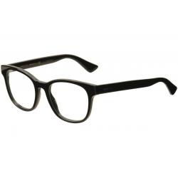Gucci Men's Eyeglasses GG0005O GG/0005O Full Rim Optical Frame - Black/Silver   005 - Lens 53 Bridge 20 Temple 145mm
