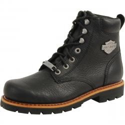 Harley Davidson Men's Vista Ridge Lug Sole Boots Shoes - Black - 9 D(M) US