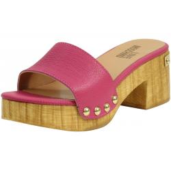 Love Moschino Women's Metal Rivet Heels Sandals Shoes - Fuchsia - 7 B(M) US/37 M EU