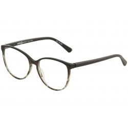 Etnia Barcelona Women's Eyeglasses Lima Full Rim Optical Frame - Black/Grey   BKGR - Lens 53 Bridge 15 Temple 137mm
