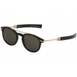 Roberto Cavalli Women's RC1021 RC/1021 Fashion Pilot Sunglasses - Dark Havana Gold/Green   52N - Lens 51 Bridge 22 Temple 145mm
