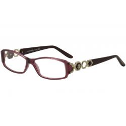 Roberto Cavalli Women's Eyeglasses Giamaica 709 Full Rim Optical Frame - Burgundy/Light Gold   081 - Lens 54 Bridge 13 Temple 135mm
