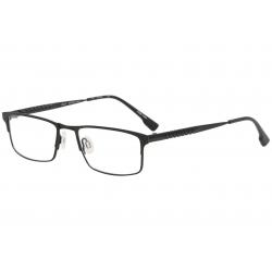 Flexon Eyeglasses E1010 E/1010 001 Black Chrome Full Rim Optical Frame 53mm - Black Chrome   001 - Lens 53 Bridge 18 Temple 140mm