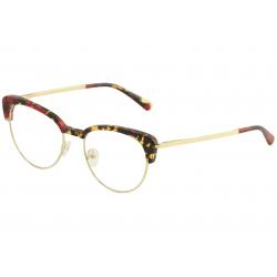 Etnia Barcelona Women's Eyeglasses Brescia Full Rim Optical Frame - Red/Gold   RDGD - Lens 52 Bridge 18 Temple 143mm