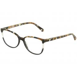 Etnia Barcelona Women's Eyeglasses Veracruz Full Rim Optical Frame - Black/Gold   BKGD - Lens 55 Bridge 16 Temple 140mm