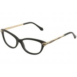 Roberto Cavalli Women's Eyeglasses Alkalurops 813 Full Rim Optical Frame - Black - Lens 52 Bridge 15 Temple 135mm