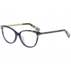 Furla Women's VFU134 VFU/134 0T31 Blue/Tortoise Full Rim Optical Frame 53mm - Blue - Lens 53 Bridge 15 Temple 140mm