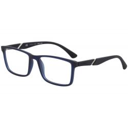 Police Men's Eyeglasses Speed 6 VPL389 VPL/389 Full Rim Optical Frame - Blue Rubber   06C9 - Lens 55 Bridge 18 Temple 145mm