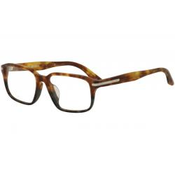 Prada Journal Men's Eyeglasses VPR09TF VPR09TF Full Rim Optical Frame Asian fit - Brown - Lens 55 Bridge 17 Temple 140mm