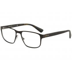 Prada Men's Eyeglasses VPR56S VPR/56/S Full Rim Optical Frame - Matte Brown   LAH/1O1 - Lens 53 Bridge 17 Temple 140mm