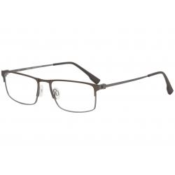 Flexon Men's Eyeglasses E1075 E/1075 210 Brown Gunmetal Optical Frame 53mm - Brown Gunmetal   210 - Lens 54 Bridge 17 Temple 140mm